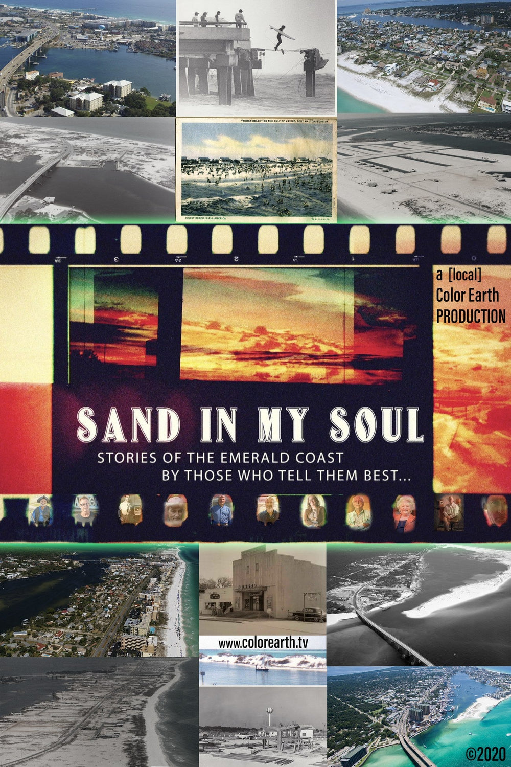 The poster for the documentary Sand In My Soul