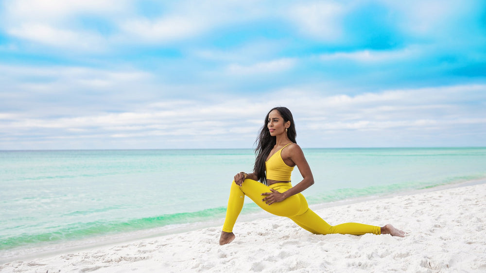 Rebekah Letch on the beach in Northwest Florida