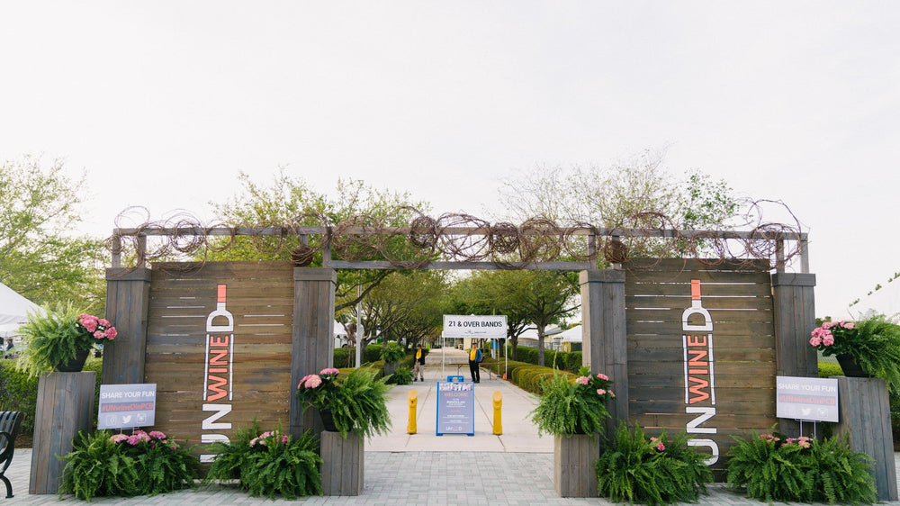 The UNwineD entrance at Aaron Bessant Park