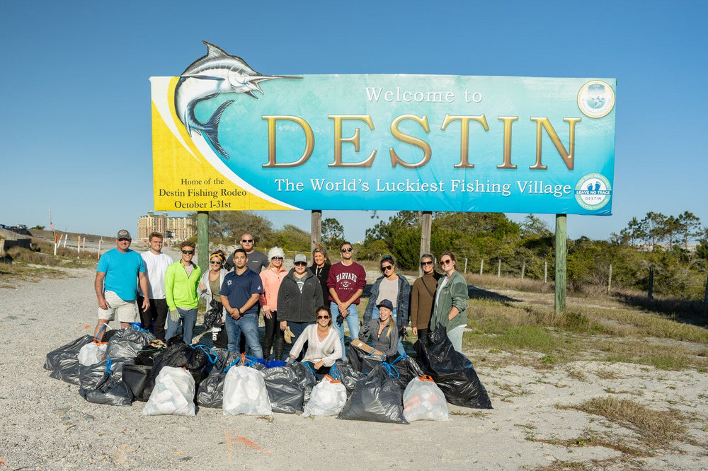 Trees on the Coast volunteers after a Destin cleanup