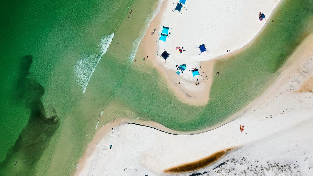 The 30A shoreline from the air