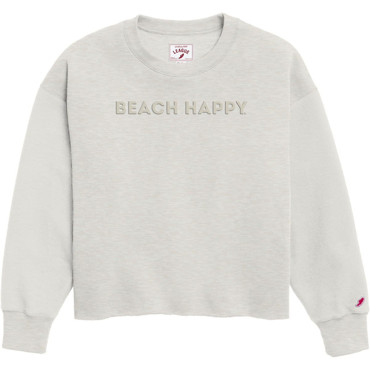 Beach Happy Reverse Fleece Midi - Oatmeal Heather