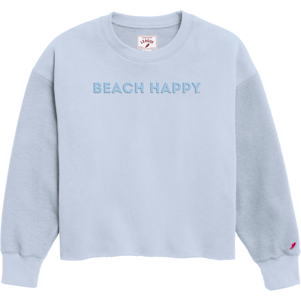 Beach Happy Reverse Fleece Midi - Cashmere Blue