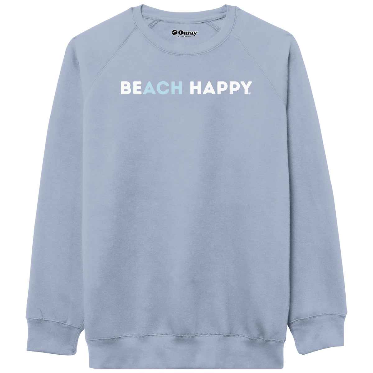 Beach Happy Benchmark Crew - Blue Fog