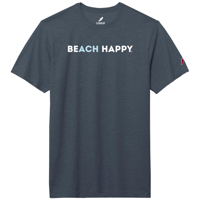 Beach Happy Jersey Slub Tee — Spring Navy