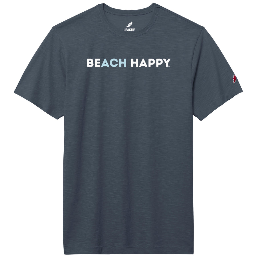 Beach Happy Jersey Slub Tee — Spring Navy