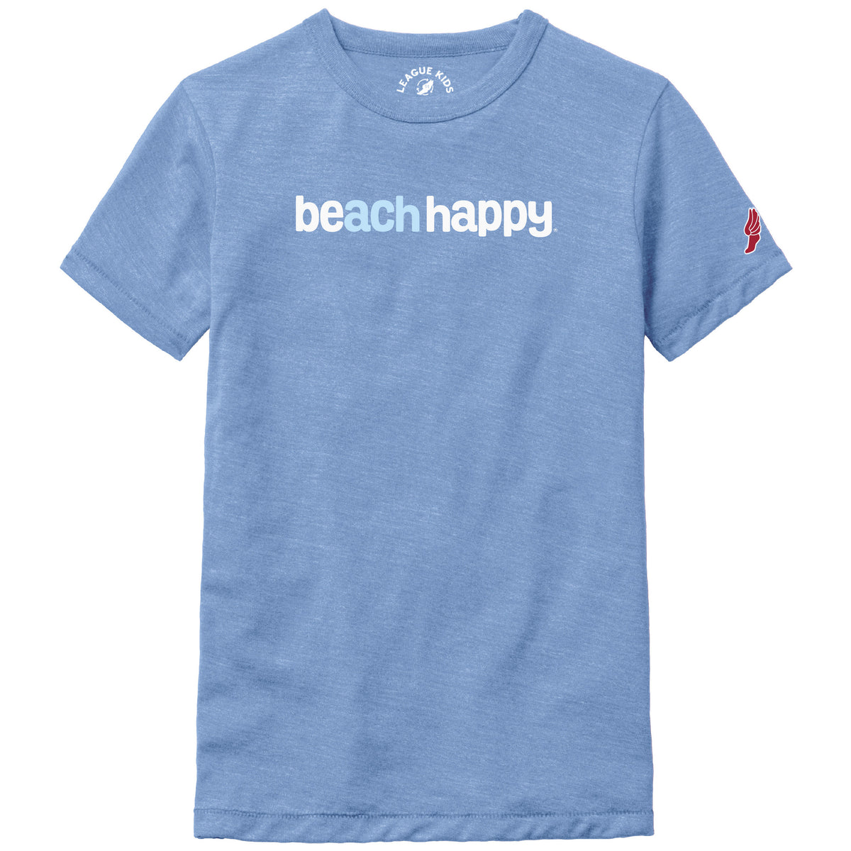 Beach Happy Youth Victory Falls Tee - Heather Power Blue