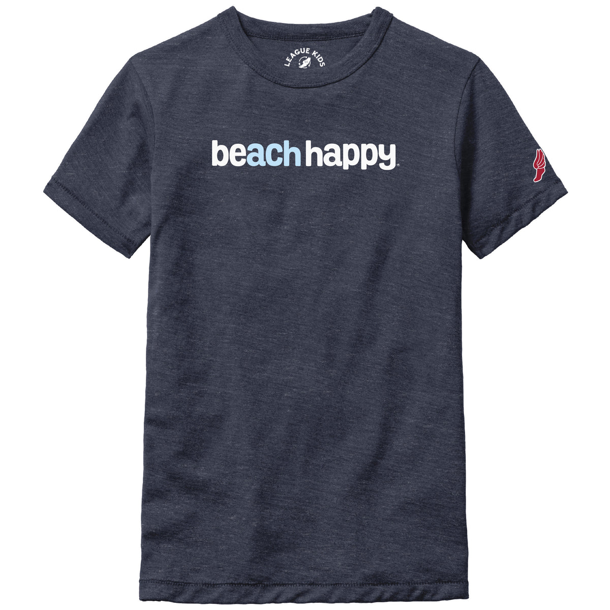 Beach Happy Youth Victory Falls Tee - Heather Liberty Navy