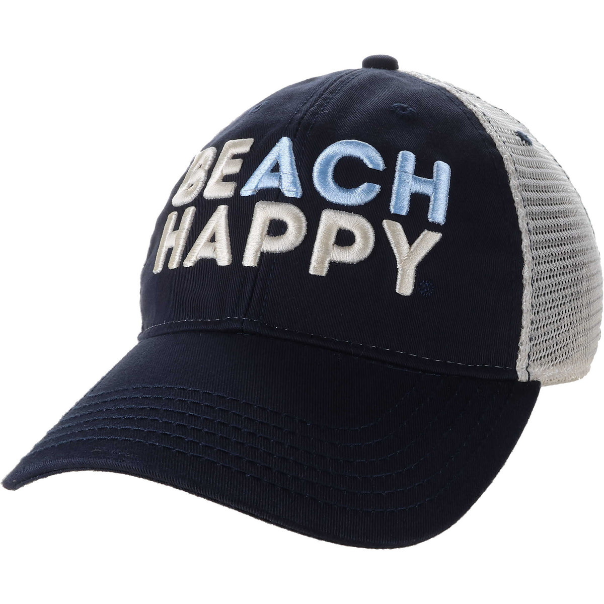Beach Happy EZA Relaxed Twill Trucker - Navy