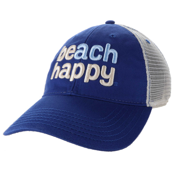 Beach Happy EZA Relaxed Twill Trucker — Royal