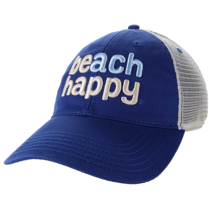 Beach Happy EZA Relaxed Twill Trucker — Royal