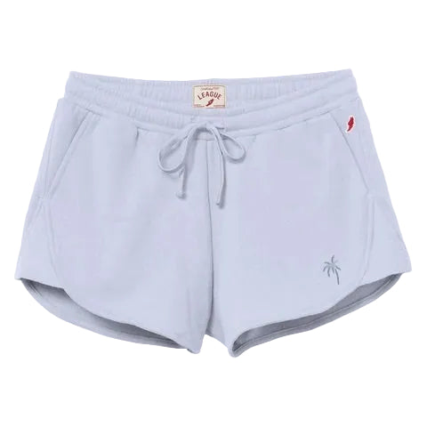Beach Happy Reverse Fleece Short — Cashmere Blue